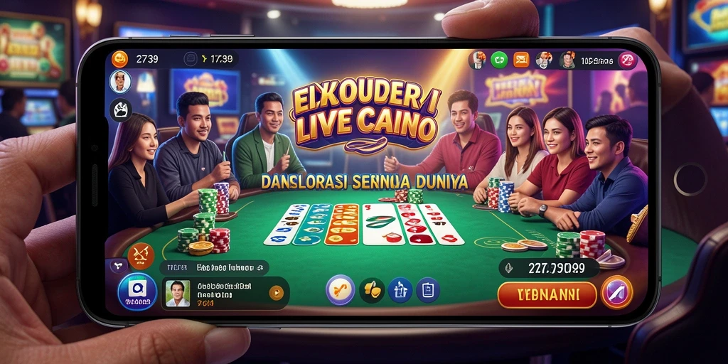 Tampilan gameplay seru dari 2739 dengan dealer langsung.