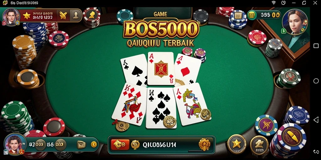 Gameplay QiuQiu yang seru dan penuh strategi di BOS5000.