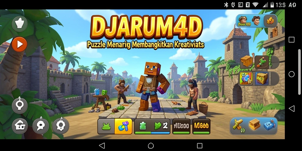 Tampilan gameplay DJARUM4D yang penuh warna dan menantang.