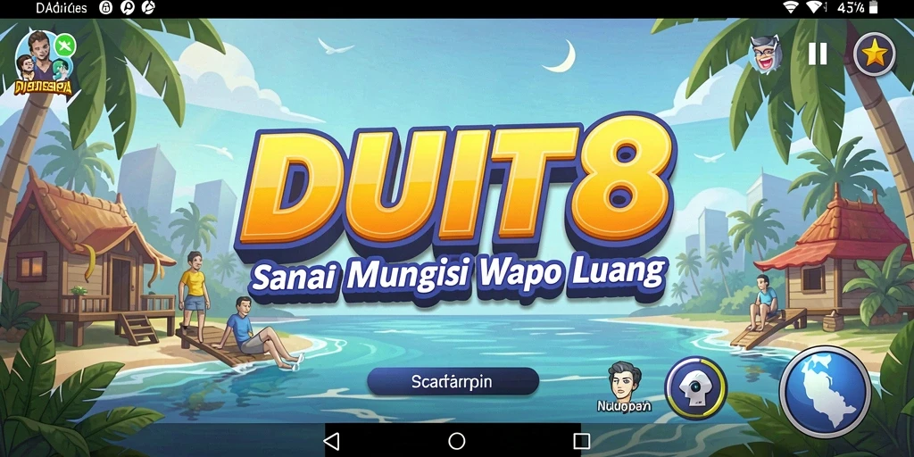 Tampilan gameplay <strong>DUIT8</strong> yang penuh warna dan menyenangkan.