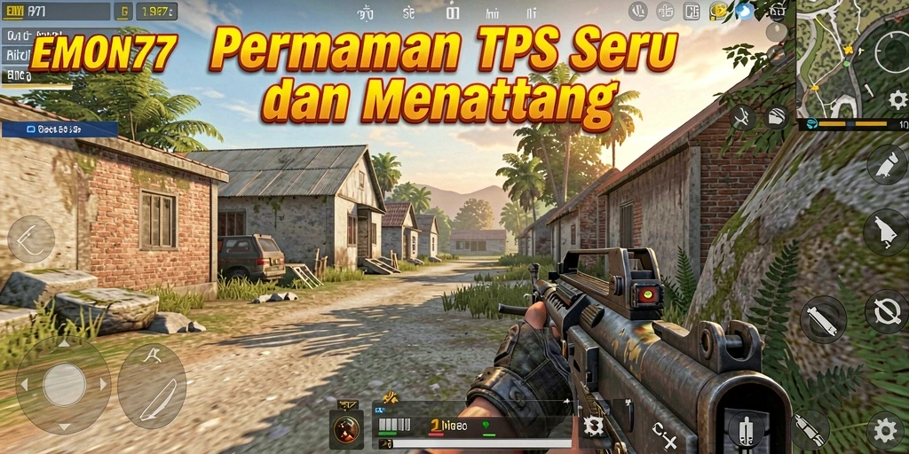 Tampilan aksi seru dalam gameplay EMON77 yang menantang.