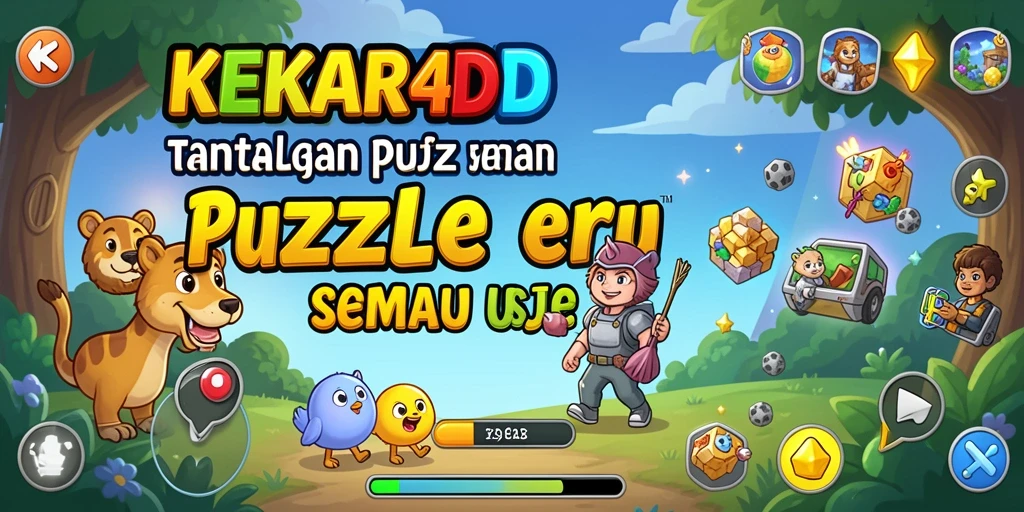 Screenshot gameplay KEKAR4D menampilkan tantangan Puzzle yang menarik.