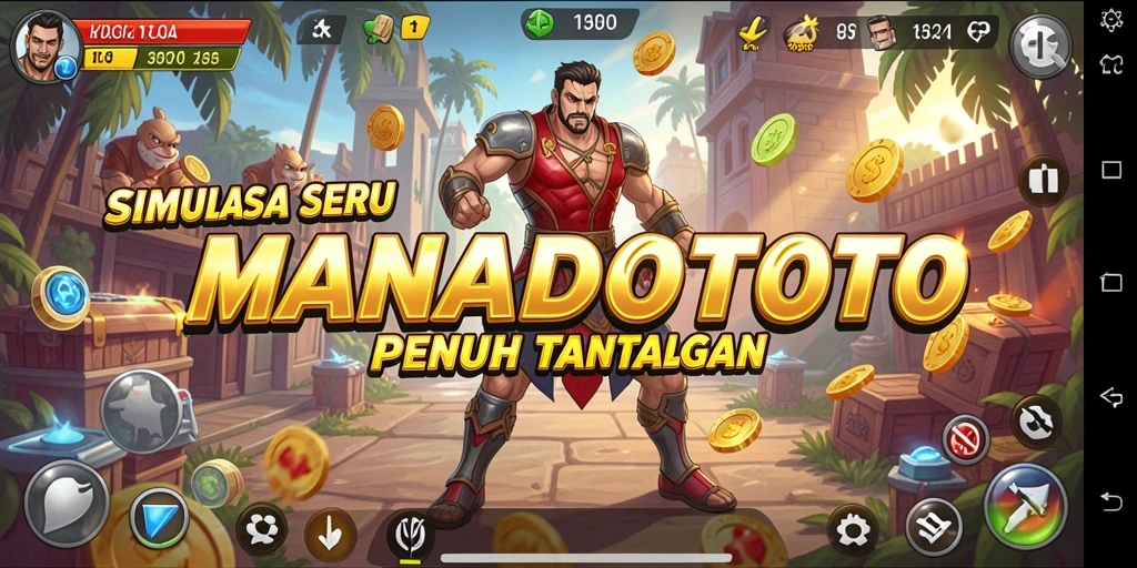 Screenshot gameplay MANADOTOTO menampilkan tantangan Simulation yang mengasyikkan.