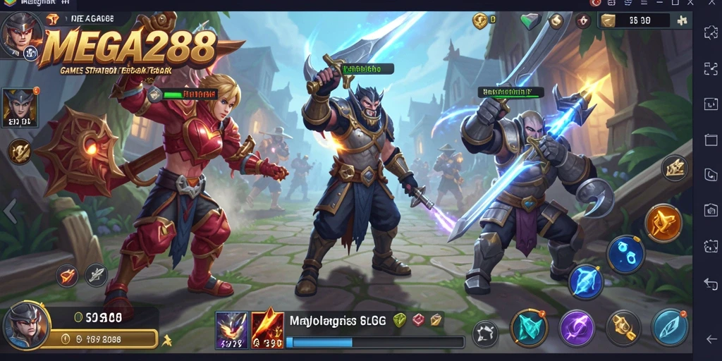 Tampilan menarik gameplay strategis di MEGA288.