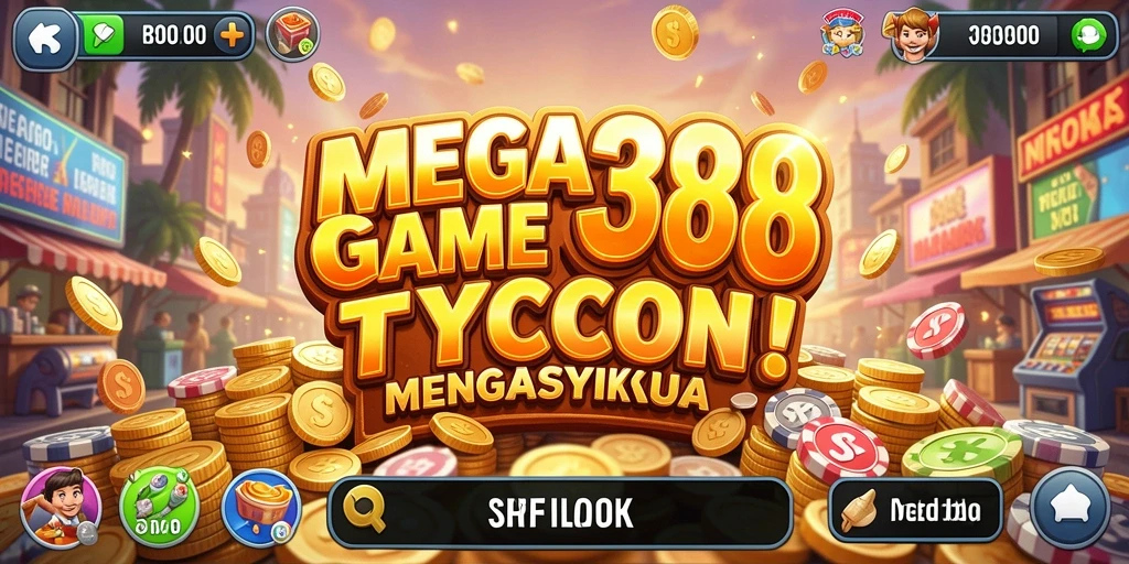 Tangkapan layar utama MEGA388 menunjukkan pengalaman bermain Tycoon yang menakjubkan.