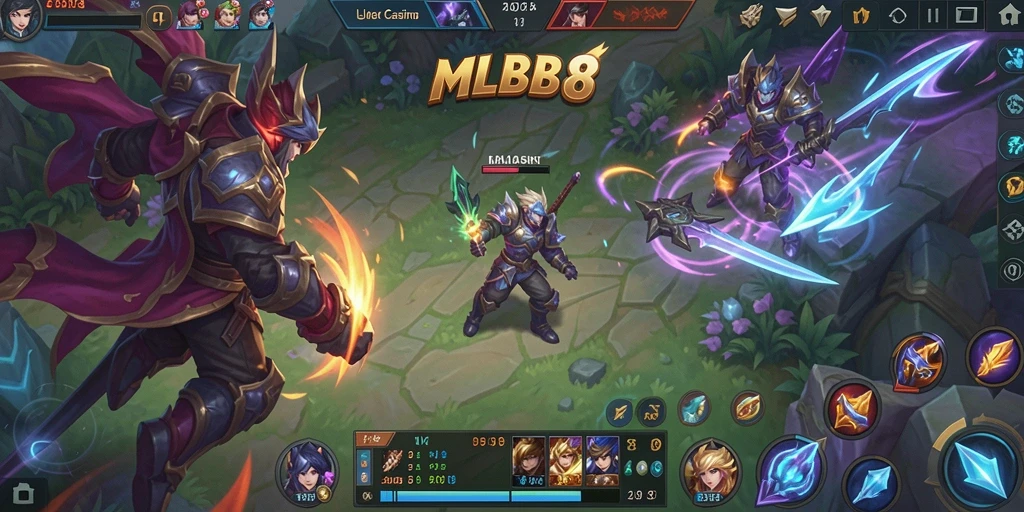 Gameplay Live Casino di MLBB8 yang mengasyikkan dan interaktif.