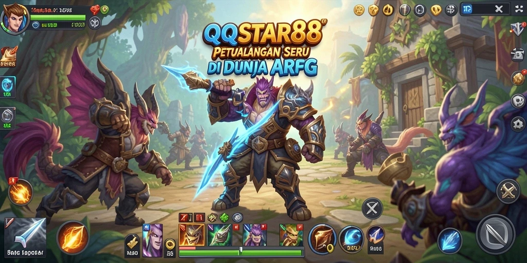 Tangkapan layar gameplay QQSTAR88 yang menakjubkan dan seru.