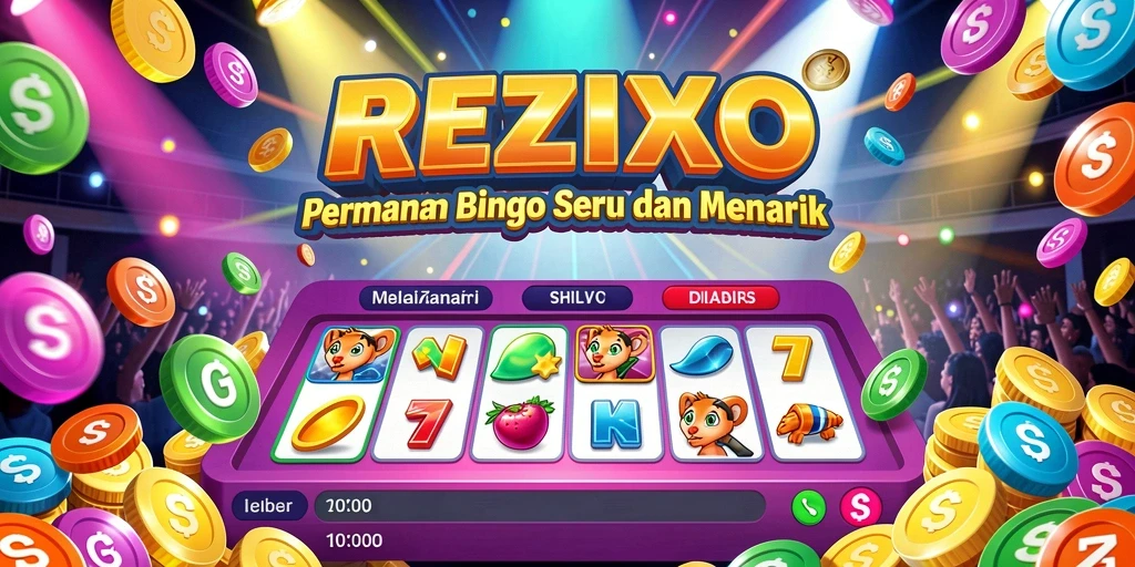 Tampilan gameplay seru Bingo di REZIXO.