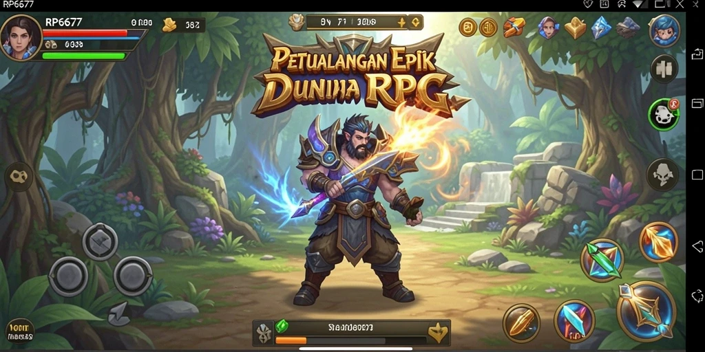 Tampilan menakjubkan dari gameplay RPG yang mendebarkan.