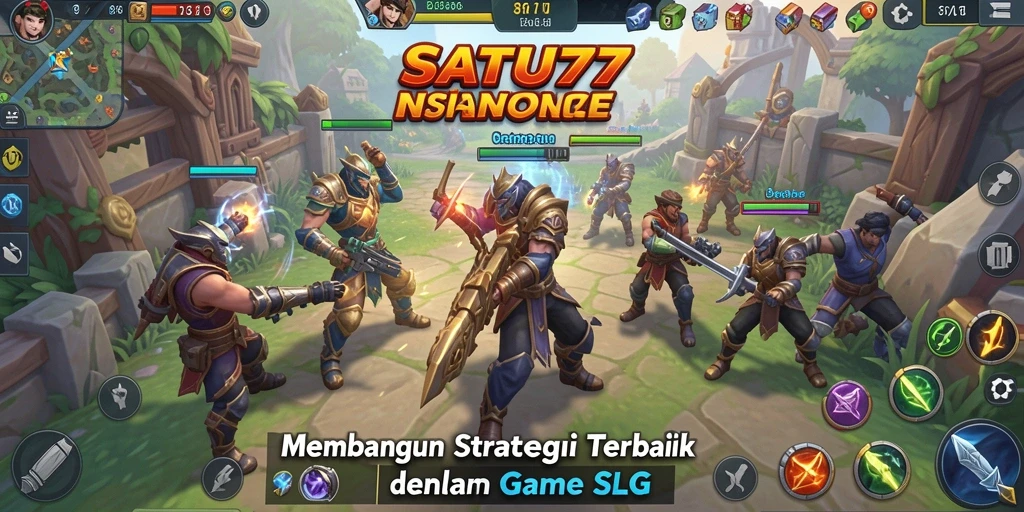 Tampilan gameplay menarik dalam SATU77 yang penuh strategi.