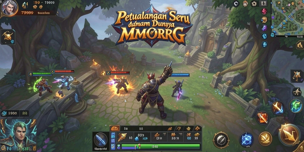 Tangkapan layar menunjukkan aksi pertempuran seru di T9999.