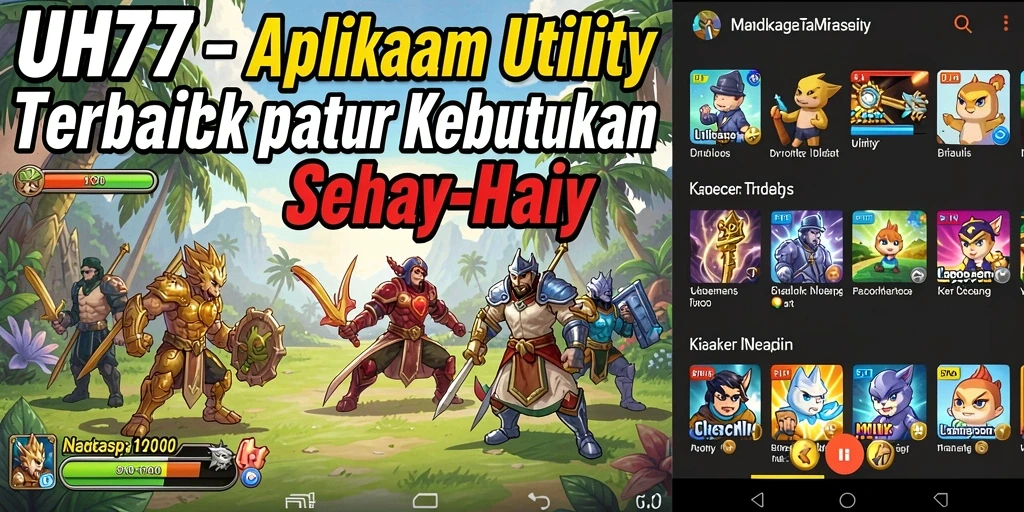 Tampilan antarmuka UH77 yang modern dan fungsional.