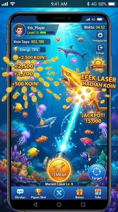 Screenshot aplikasi unggulan di 9zk menampilkan beragam kategori.